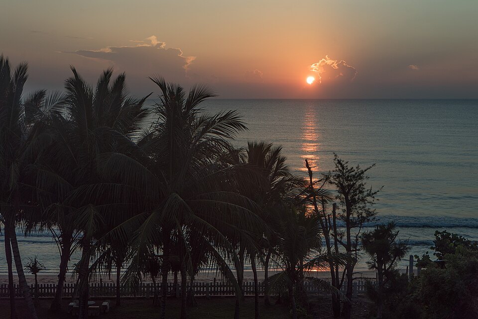Sunrise on the beach
