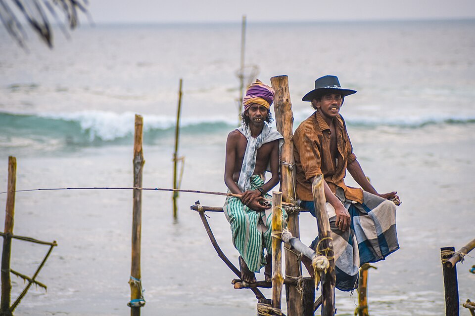 Original stilt fishermen