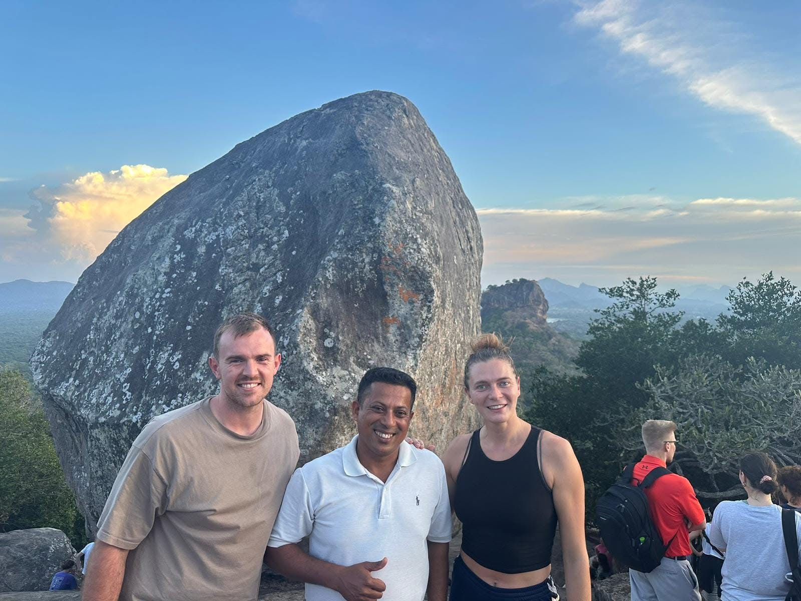 Sunset atop Pidurangala Rock
