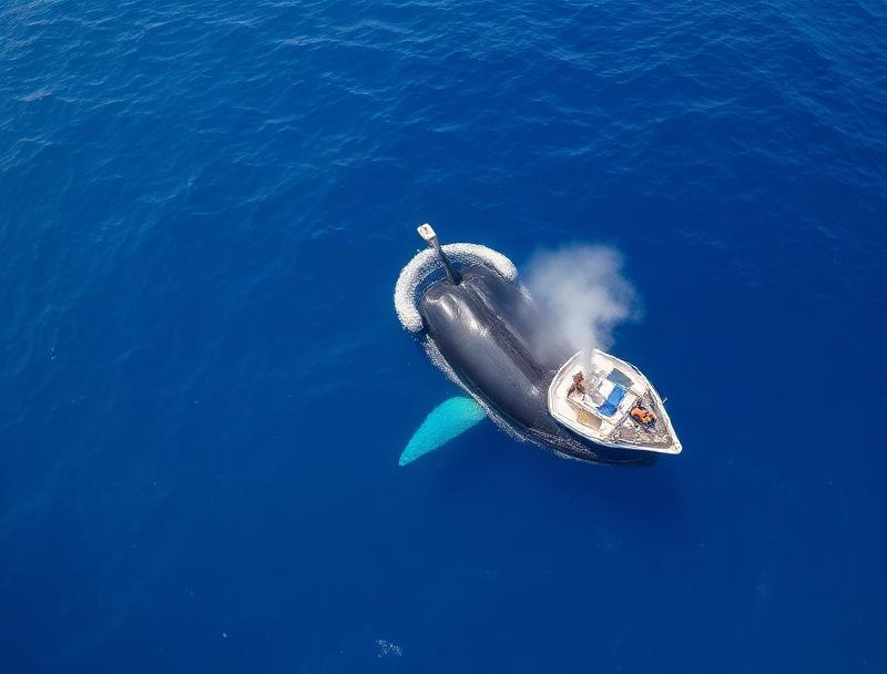 Blue whale & dolphin watching
