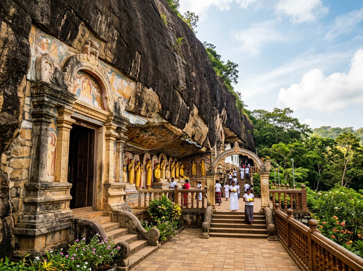 Dambulla Cave Temple nearby