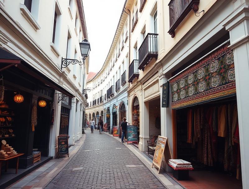 Boutique shopping lanes