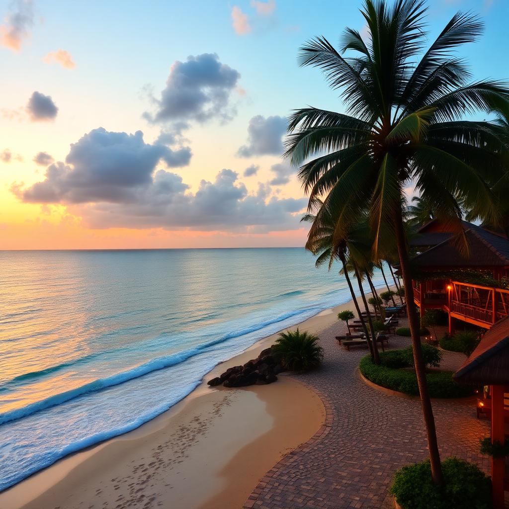Negombo hotel scenery