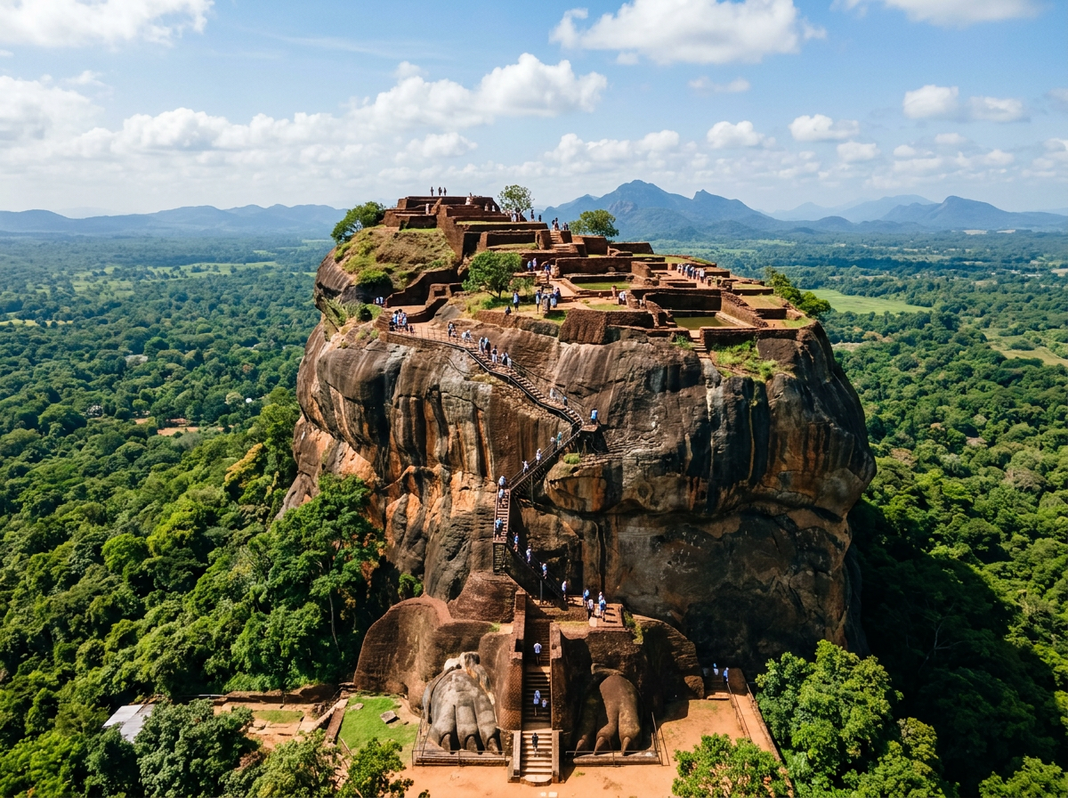 Sigiriya Rock Fortress summit