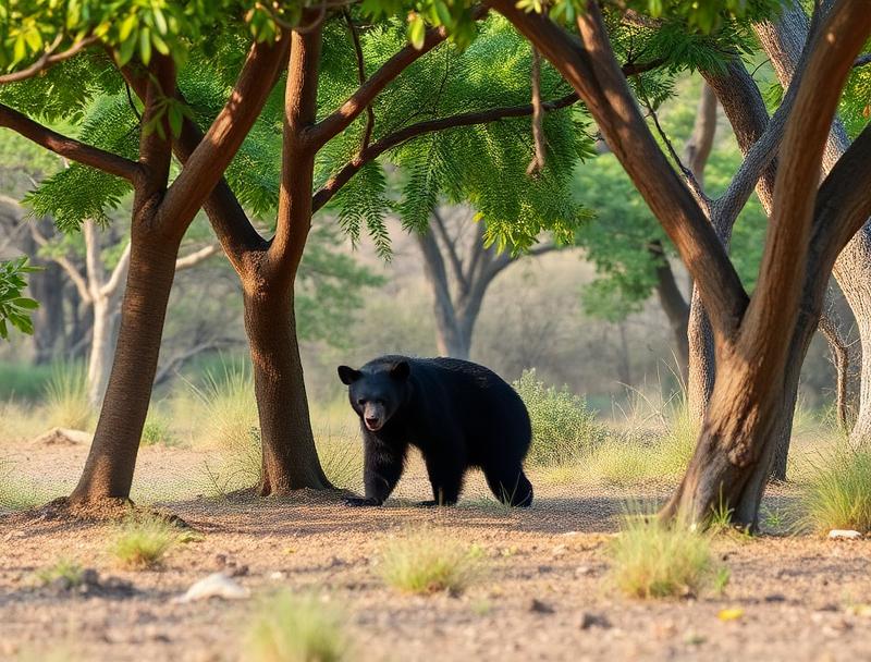 Sloth bear sightings