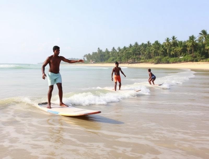 Weligama surf lessons