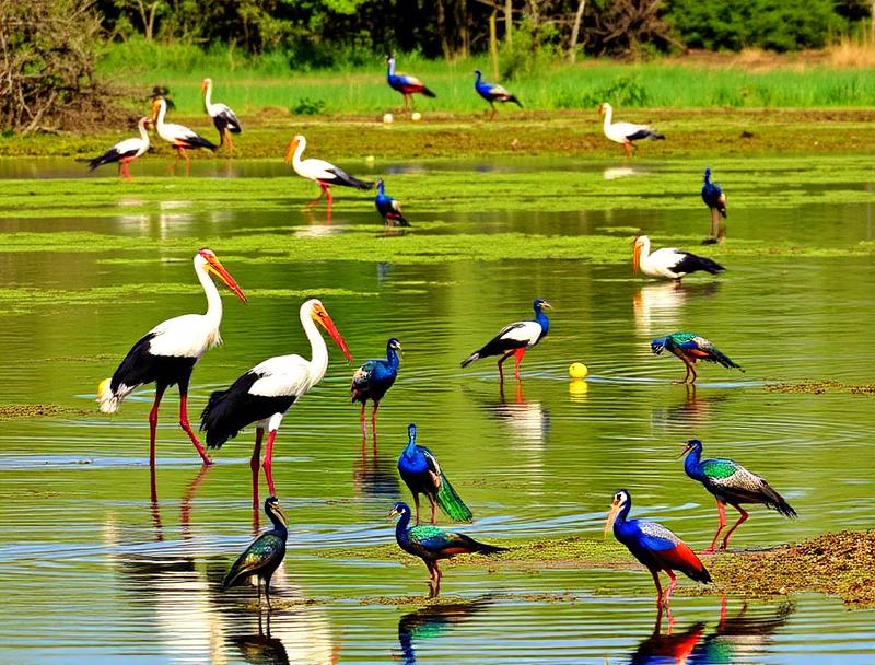 Bird-watching lagoons
